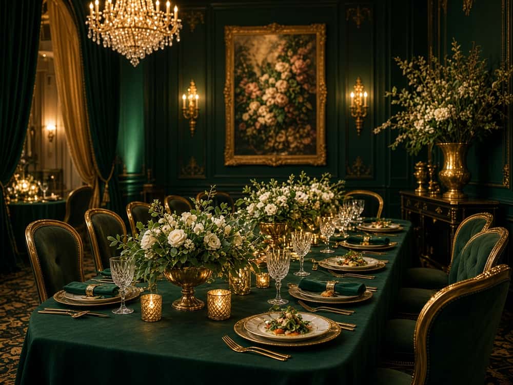 Table festive pour evenement